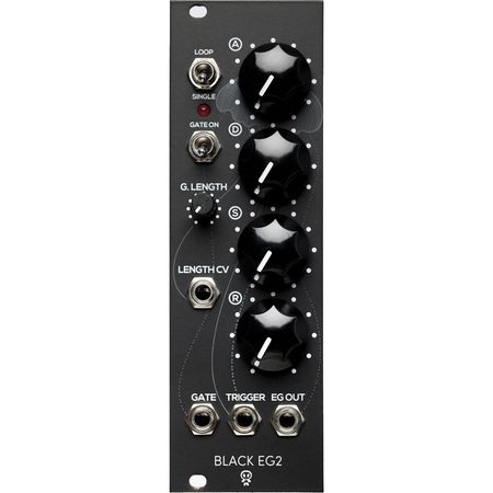 Generador de envolvente Erica Synths Black EG2 para Eurorack (8 HP) - ADSR Exponencial Completo, Opc 1790081-REG
