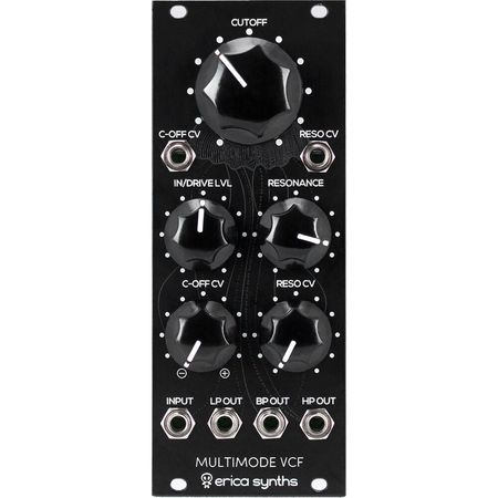 Erica Synths Black Multimode VCF Eurorack Module (10 HP) 1763347-REG