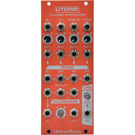 Dreadbox Chromatic Utopia CV/Audio Manipulator Eurorack Module (10 HP) - 4 Attenuverters, Generador 1520660-REG