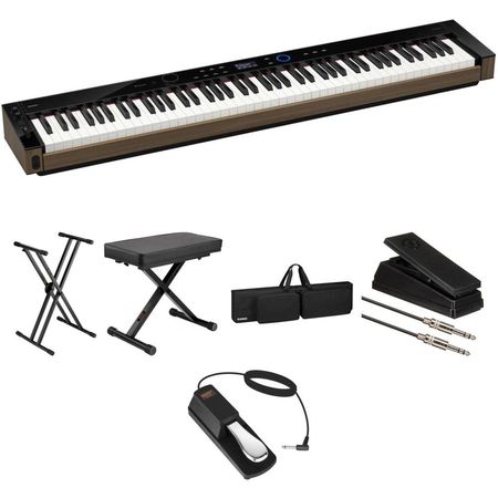 Casio Privia PX-S6000 - Piano Digital Portátil de 88 Teclas con Soporte X, Banco X, Pedal de Sosteni 1729919-REG