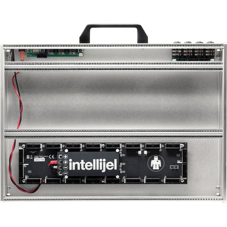 Intellijel 7U Palette Case con Fila 1U (84 HP, Plata) - Doble Fila 3U + Fila Utilitaria, Conexiones 1794551-REG