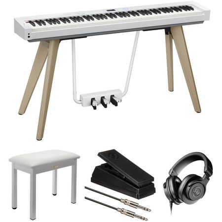 Casio Privia PX-S7000 Piano Digital Portátil de 88 Teclas - Kit de Valor con Banco, Pedal de Expresi 1729922-REG