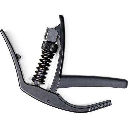 D'Addario NS Artist Capo (Negro) - Capo para Guitarras Acústicas y Eléctricas de 6 Cuerdas, Ajuste d 1287888-REG
