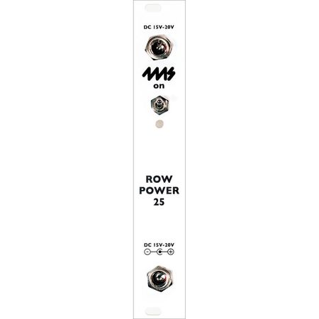 Módulo de Suministro de Energía 4ms Row Power 25 para Eurorack (4 HP, Blanco) - Potencia Limpia y Re 1774224-REG