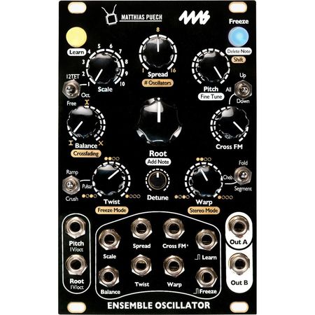 Módulo Eurorack 4ms Ensemble Oscillator (Negro, 16 HP) - 16 Osciladores Senoides, Escalas Selecciona 1774173-REG