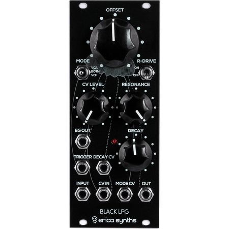 Módulo Eurorack Erica Synths Black LPG - Filtro Pasabajos Analógico con Vactrols y Generador de Deca 1763976-REG
