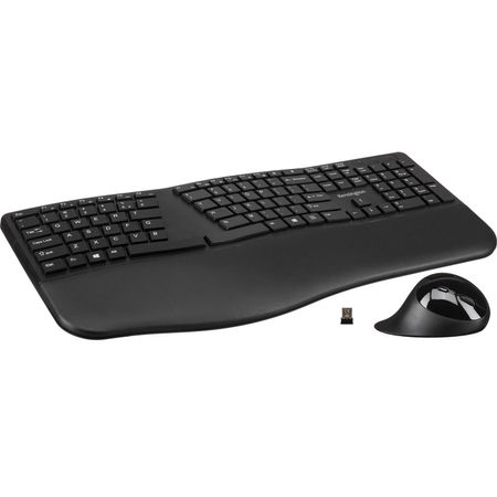 Teclado y Ratón Inalámbricos Kensington Pro Fit Ergo Negro 1518967-REG