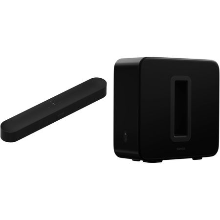 Kit de Subwoofer Inalámbrico Sonos Beam Soundbar Sub Negro 1708853-REG