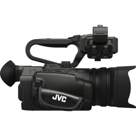 Cámara de Video Jvc Gy Hm250 Uhd 4K para Streaming con Gráficos Incorporados de Tercios Inferiores 1400279-REG