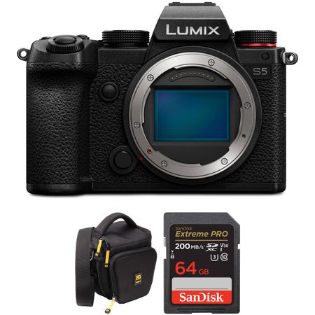 Cámara Mirrorless Panasonic Lumix S5 con Kit de Accesorios 1648371-REG