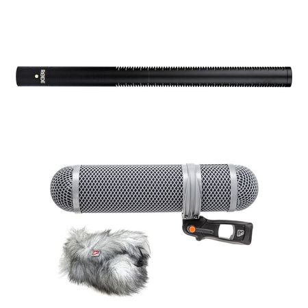 Micrófono Direccional RODE NTG3B Resistente a la Humedad con Kit de Parabrisas Super-Shield Rycote ( 1198907-REG