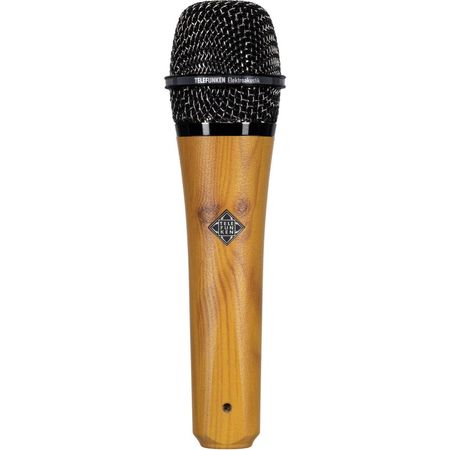 Micrófono Dinámico Telefunken M81 Custom de Mano Supercardioide (Cuerpo de Madera de Roble, Rejilla 1412624-REG