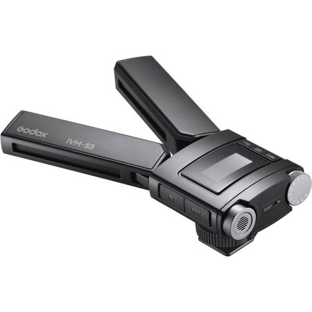 Micrófono Dual Cardioide Ajustable Godox IVM-S3 para Creadores de Contenido y Vloggers - Compatible 1791606-REG