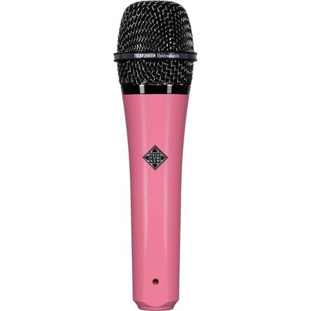 Micrófono Dinámico Telefunken M81 Custom Supercardioide (Cuerpo Rosa, Rejilla Negra) - Patrón Polar 1412630-REG