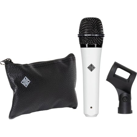 Micrófono Dinámico Telefunken M81 Custom Supercardioide (Cuerpo Blanco, Rejilla Negra) - Patrón Supe 1412642-REG