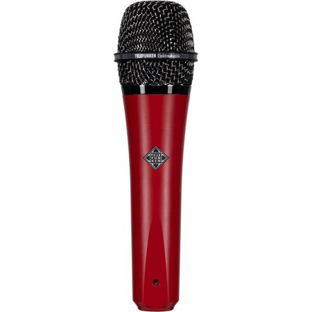 Micrófono Dinámico Telefunken M81 Custom Supercardioide (Cuerpo Rojo, Rejilla Negra) - Patrón Polar 1412636-REG