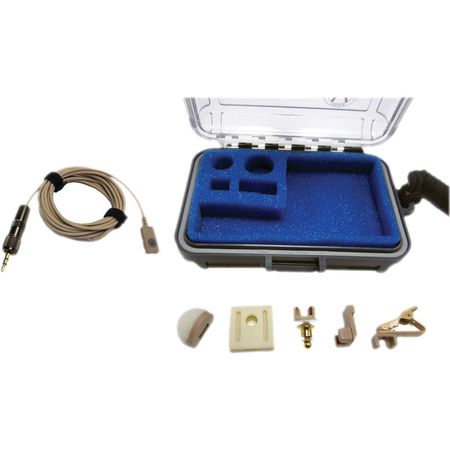 Micrófono Lavalier Condensador Omnidireccional Voice Technologies VT500 (Beige, Conector Mini de 3.5 427058-REG