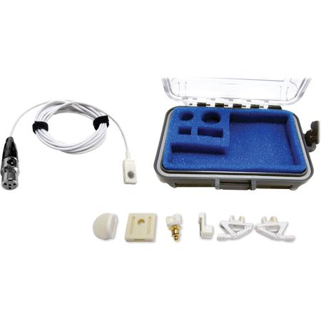 Micrófono Lavalier Condensador Omnidireccional Voice Technologies VT500 (Blanco, Conector TA4 Femeni 427051-REG