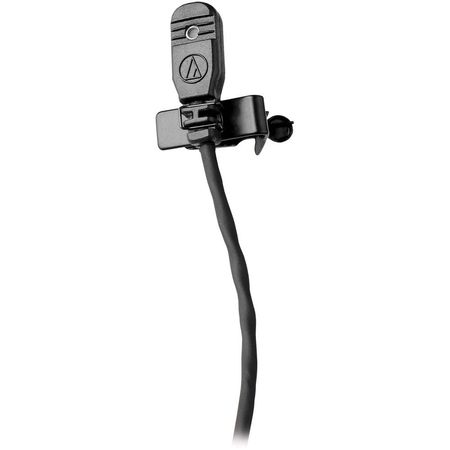 Micrófono Lavalier Omnidireccional Audio-Technica MT830cH para Inalámbricos (Negro, Conector Hirose 1426898-REG