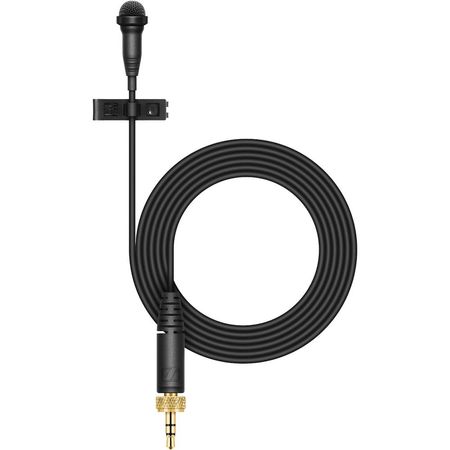 Micrófono Lavalier Omnidireccional Sennheiser ME 2 con Conector de 3.5mm Bloqueable (Negro) - Ideal 1703935-REG