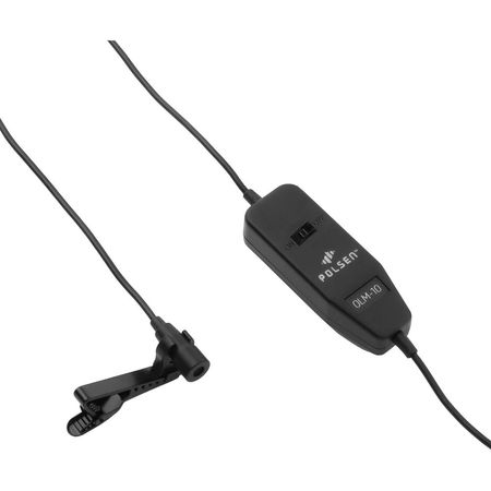 Micrófono Lavalier Omnidireccional Polsen OLM-10 con Conector TRS Dual-Mono y Cable de 20' 944398-REG