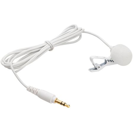 Micrófono Lavalier Omnidireccional Saramonic SR-M1 con Conector TRS de 3.5mm (Blanco) - Compatible c 1622454-REG