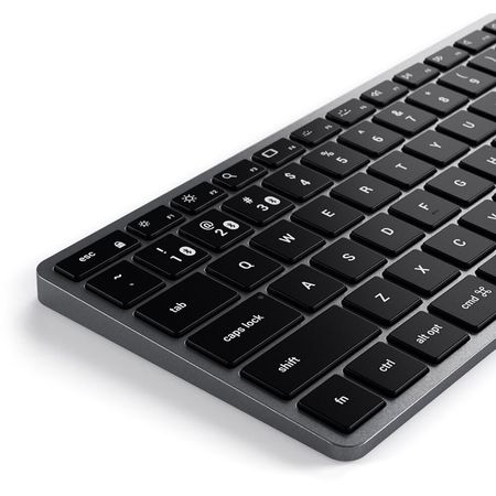 Teclado Bluetooth Retroiluminado Satechi Slim X1 Gris Espacial 1629597-REG