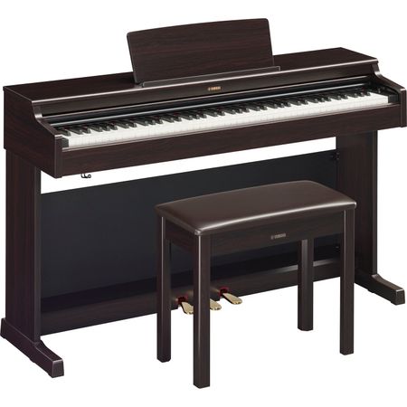 Piano Digital de Consola Yamaha Arius Ydp 165 de 88 Teclas con Banqueta Madera de Rosa Oscura 1690315-REG