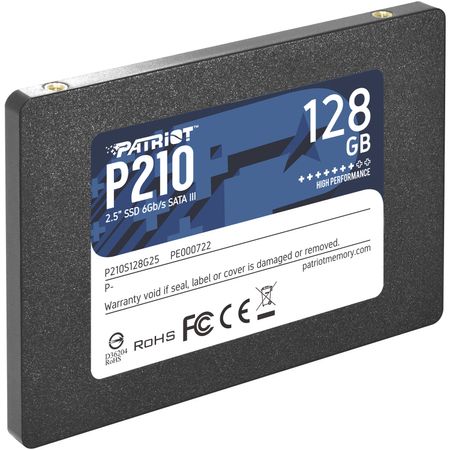 Ssd Patriot P210 de 128Gb Sata Iii 2.5 1594520-REG