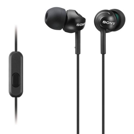Auriculares Monitor Sony MDR-EX110AP para Dispositivos Android (Negro) - Control Personalizado, Micr 1036442-REG