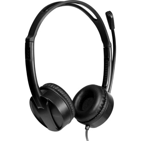 Auriculares USB Anywhere Cart con Micrófono, Conector Tipo A, Micrófono de Brazo, Controlador de Vol 1651326-REG
