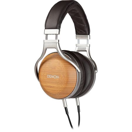 Auriculares Premium Denon AH-D9200 Over-Ear de Bambú con Controlador Proprietario de 50mm, Diafragma 1496138-REG