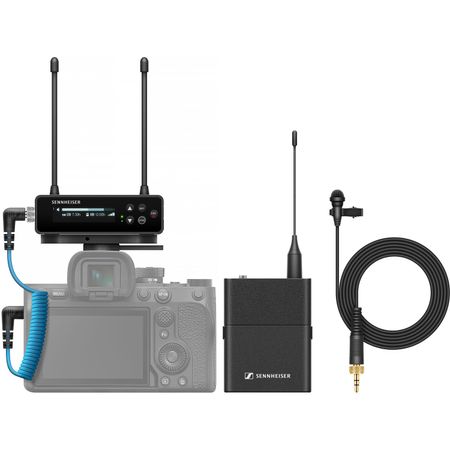 Sistema de Micrófono Inalámbrico Digital Sennheiser Ew Dp Me 2 Set Camera Mount Omni Lavalier Mic Q 1754632-REG