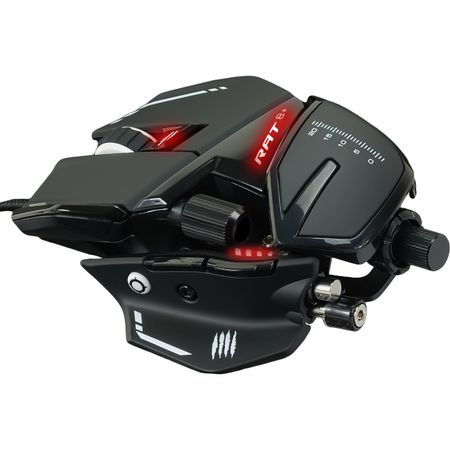 Mouse para Juegos Mad Catz R.A.T. 8+ Totalmente Ajustable Negro 1762186-REG