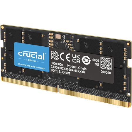 Módulo de Memoria Crucial so Dimm Ddr5 de 24Gb para Laptop 5600 Mhz 1775612-REG