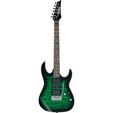 Guitarra Eléctrica Ibanez Grx70Qa Gio Series Transparent Emerald Burst 1282792-REG