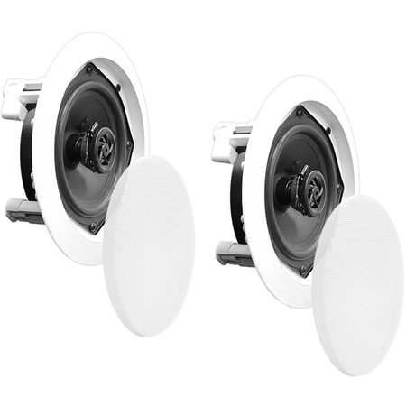 Altavoces Estéreo Pyle Pro Pdicrd de 5.25 para Pared Techo con 150W Par Blanco 570564-REG