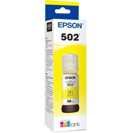Tinta Epson Ecotank T502 Amarilla 70Ml 1371596-REG