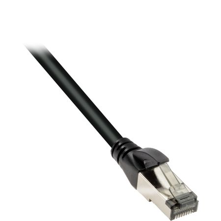 Cable de Conexión Ethernet de Doble Blindaje Pearstone Cat 7 10 Negro 1673211-REG