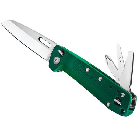Navaja Multiusos Leatherman Free K2 Evergreen Empaque Tipo Clamshell 1678397-REG