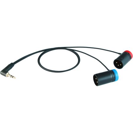 Cable Y Cable Techniques 3.5Mm Trs en Ángulo Recto a Dual Xlr Macho de 3 Pines de Perfil bajo 15 1687079-REG