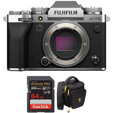 Cámara sin Espejo Fujifilm X T5 con Kit de Accesorios Plateado 1759241-REG
