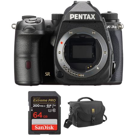 Cámara Dslr Pentax K 3 Mark Iii con Kit de Accesorios Negro 1779430-REG