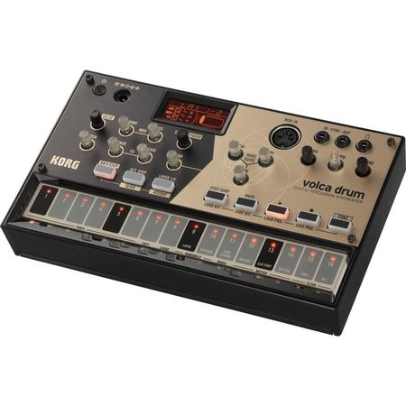 Korg Volca Drum: Sintetizador de Percusión Digital con Modelado Físico y Secuenciador de 16 Pasos 1450394-REG