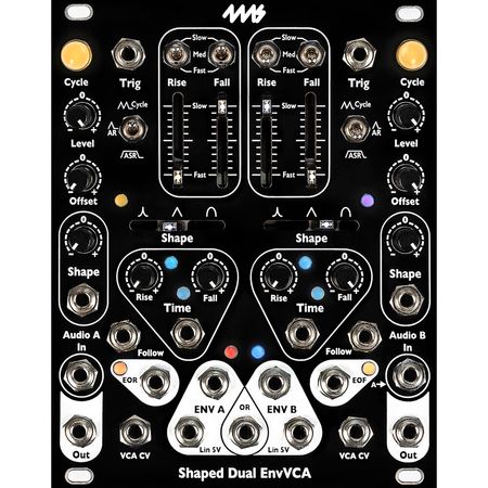 Módulo Eurorack 4ms Shaped Dual EnvVCA: Generador de Envolventes Versátil, VCA y Waveshaper Analógic 1774233-REG