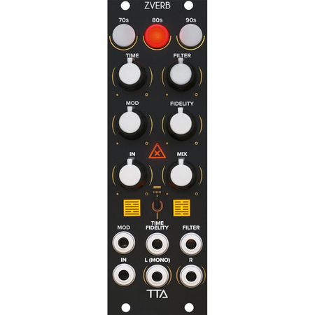 Módulo de Efectos de Reverb TipTop Audio ZVERB Eurorack (8 HP, Negro) - 24 Efectos de Reverb por Déc 1786903-REG