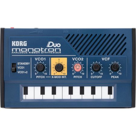 Korg monotron DUO: Sintetizador de Cinta con Duales Osciladores Analógicos, Diseño Portátil, Operaci 835198-REG