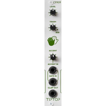 Módulo Eurorack TipTop Audio CP909 Clap Analógico (4 HP) - Circuito Original TR-909, Entradas de Gat 1786789-REG