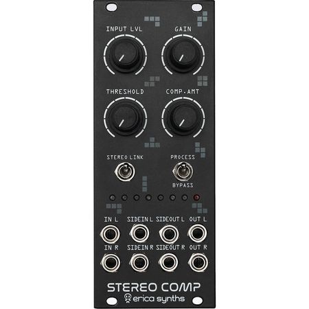 Módulo Eurorack Erica Synths Stereo Compressor (10 HP) - Compresor Estéreo Basado en Chip THAT, Side 1785574-REG