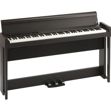 Piano Digital Korg C1 Air con Bluetooth (Marrón) - 88 Teclas Pesadas, Sonidos de Piano de Alemania y 1365115-REG